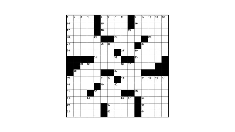 Crossword grid